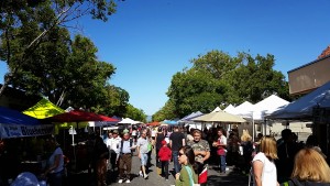 Downtown Campbell Farmers market